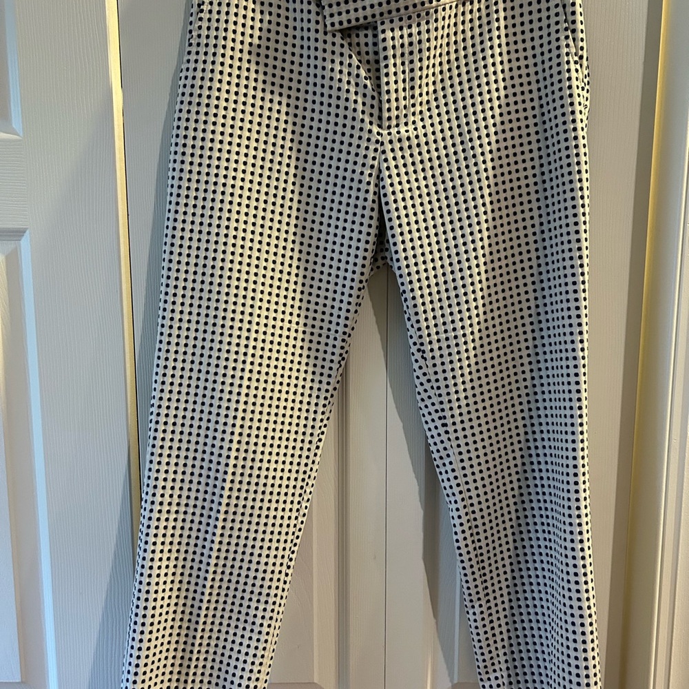 Banana Republic Blue and White Patterned Chinos